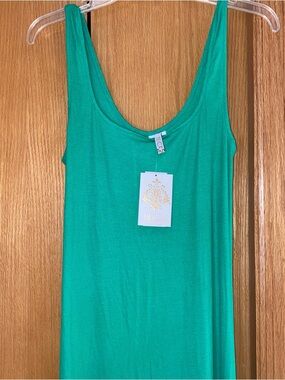 BECCA by Rebecca Virtue Mykonos Maxi Dress Swim Cover-Up Women's Size S Green